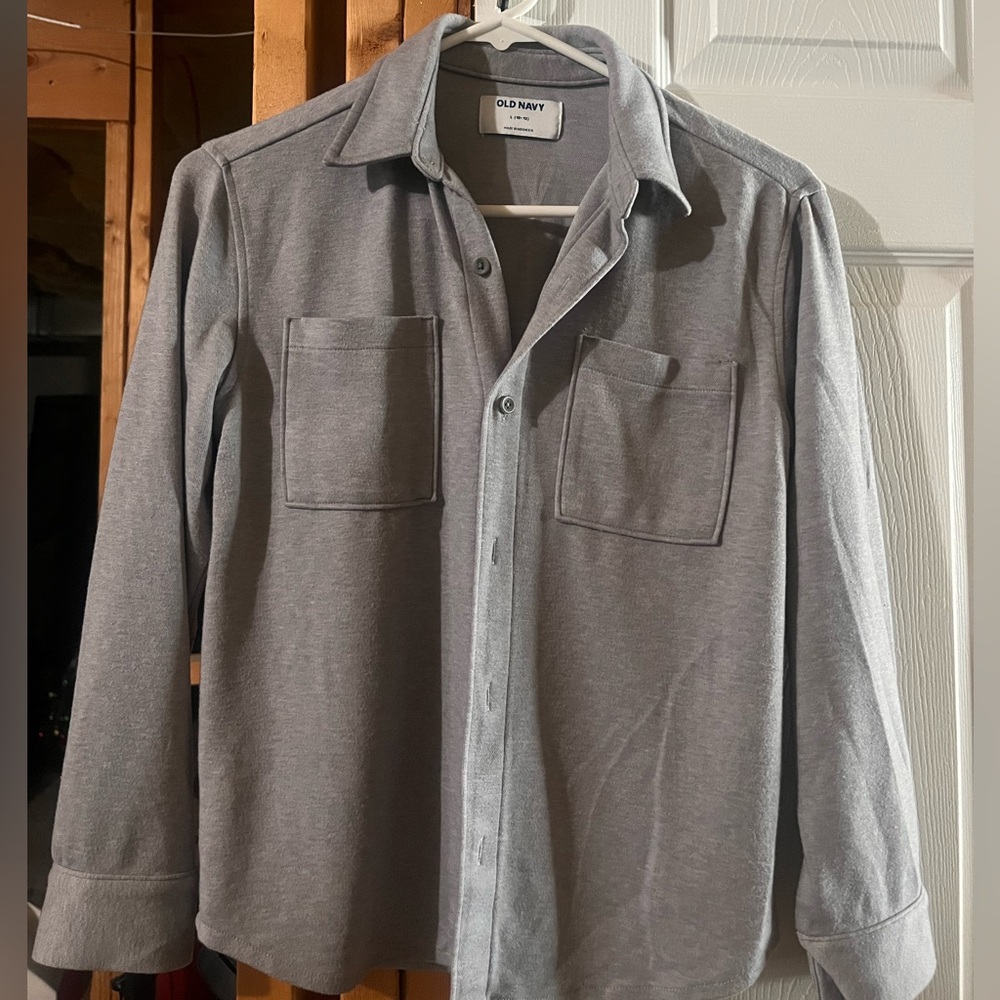 Old Navy Charcoal Long Sleeve Shirt